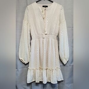 Lulu's Size XS Ivory Short Dress Pre-owned